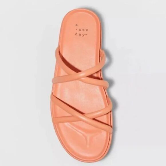 A New Day Women's Dory Platform Apricot Orange - Picture 2 of 6